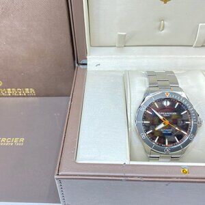 Baume & Mercier Clifton Club MOA10340 Automatic Black Dial Watch Box SS156